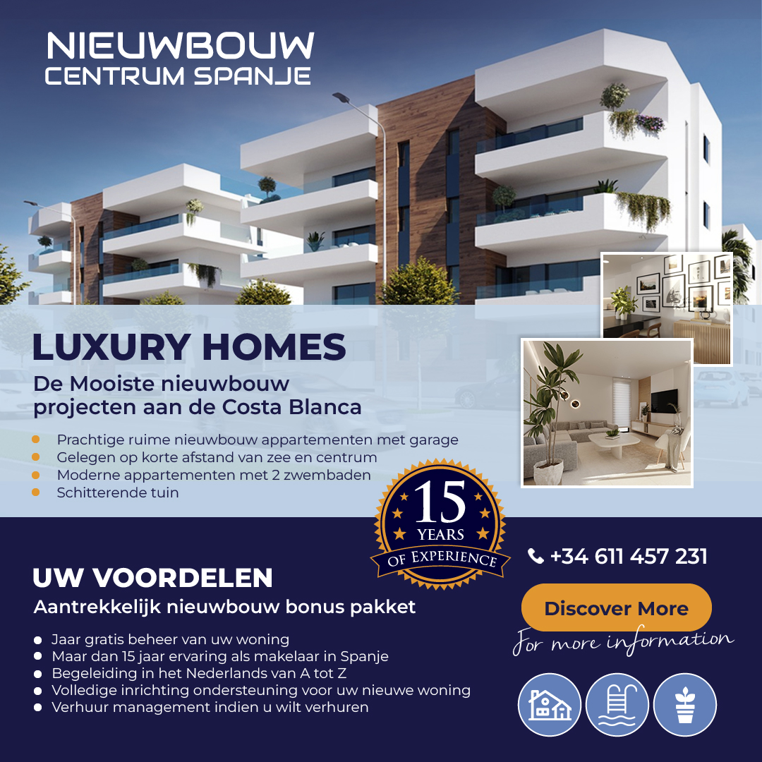 Luxury Homes nieuwbouw centrum Spanje