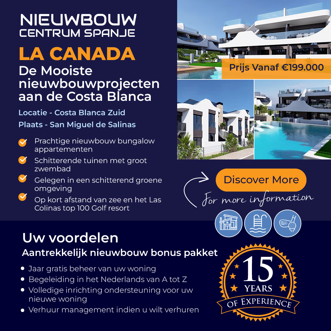 La Canada nieuwbouw centrum Spanje