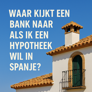 Hypotheek Spanje: Waar Kijkt een Bank Naar?