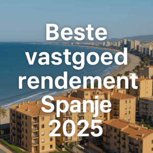 Beste Vastgoed Rendement Spanje 2025