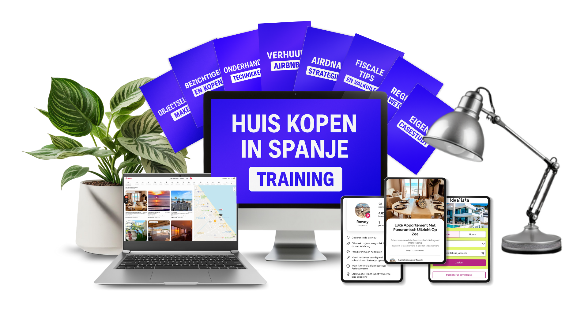 Mockup: Huis kopen in Spanje Training