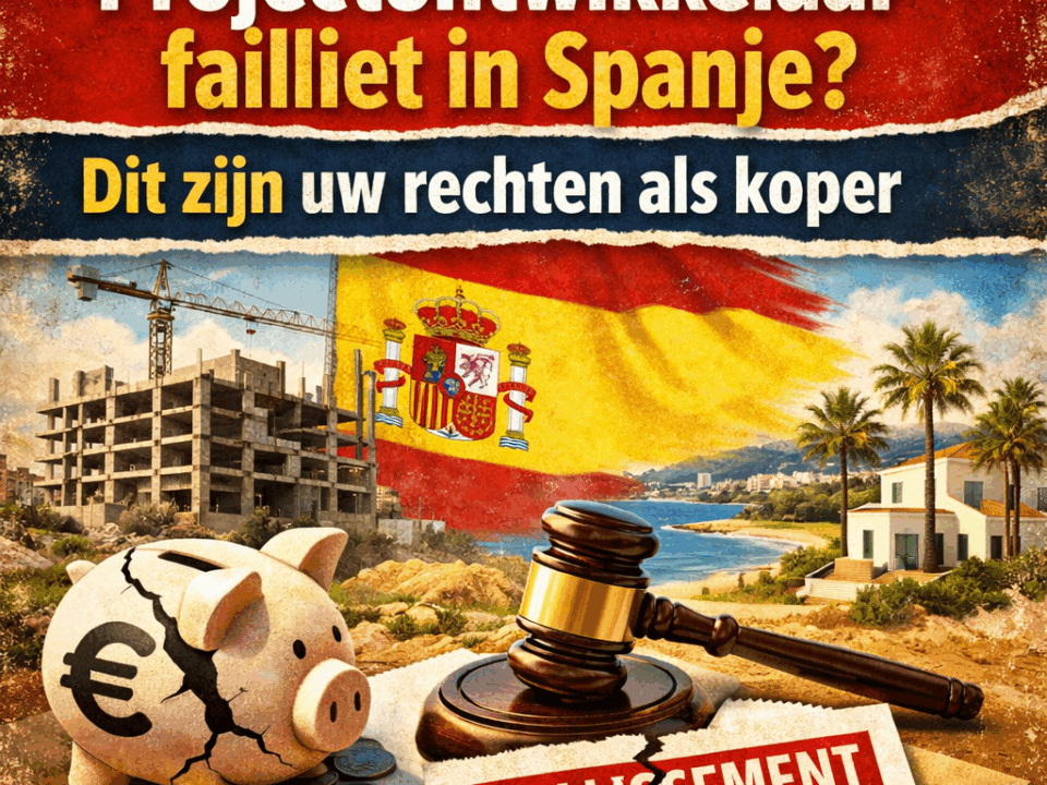Failliete projectontwikkelaar in Spanje met bouwproject en rechtershamer – rechten van kopers bij vastgoedproblemen