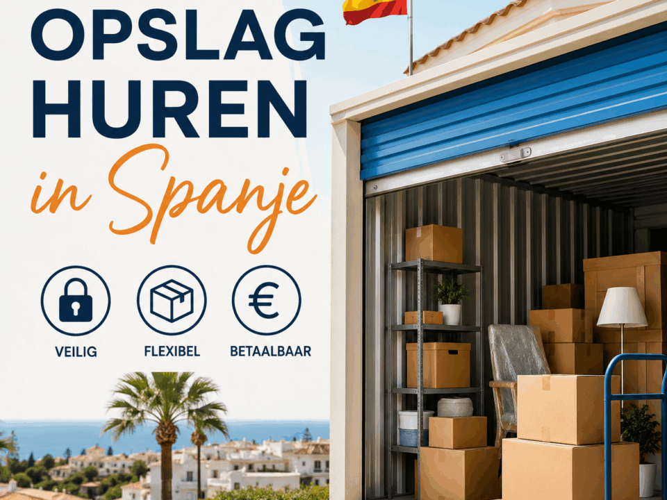 Opslagruimte huren in Spanje met veilige self-storage unit voor meubels, dozen en persoonlijke bezittingen.