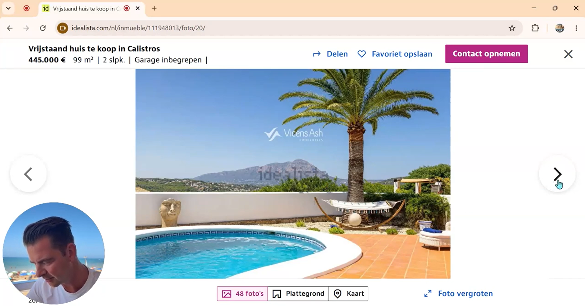 Bekijk de woning in Spanje op YouTube